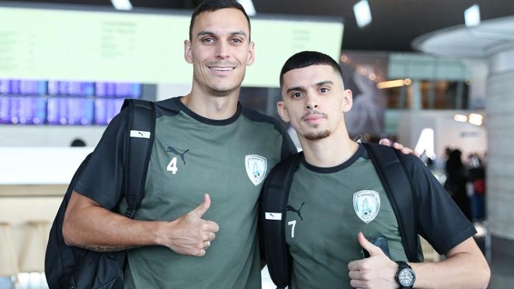 لاعبو الوكرة قبل السفر إلى إسبانيا