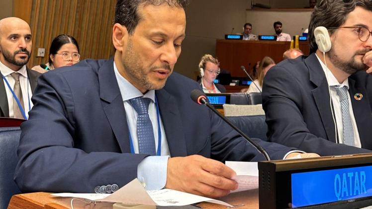 سعادة السيد شاهين علي الكعبي مدير إدارة التعاون الدولي بوزارة الخارجية