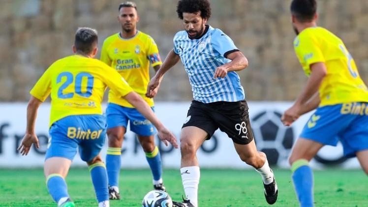 جانب من مباراة الوكرة ولاس بالماس