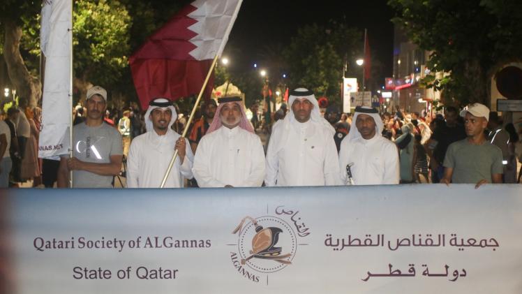 الوفد القطري المشارك في المهرجان