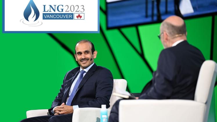 سعادة المهندس سعد بن شريده الكعبي، وزير الدولة لشؤون الطاقة خلال الجلسة