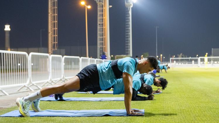 من تدريبات فريق معيذر