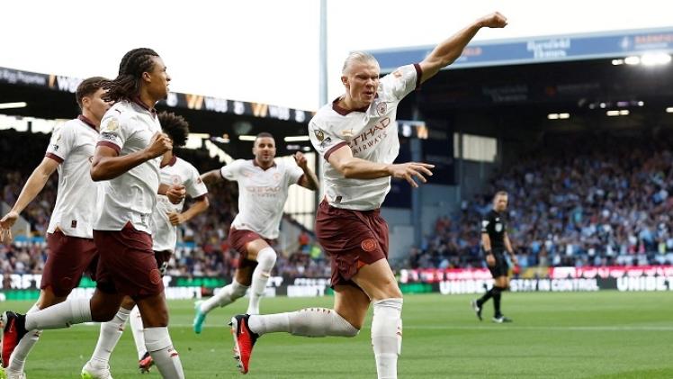 النرويحي إيرلينج هالاند مهاجم مانشستر سيتي