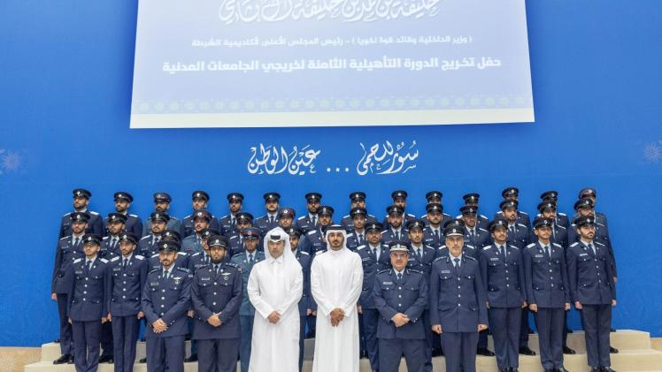 سعادة الشيخ خليفة بن حمد بن خليفة آل ثاني خلال الحفل