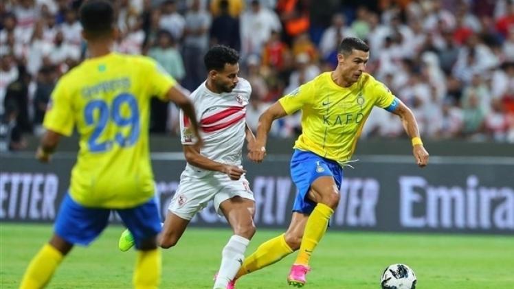 مباراة النصر والزمالك في البطولة العربية