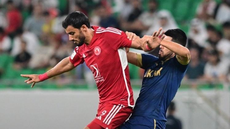 مباراة العربي وأجمك الأوزبكي