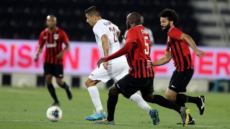 مباراة سابقة بين الريان والمرخية