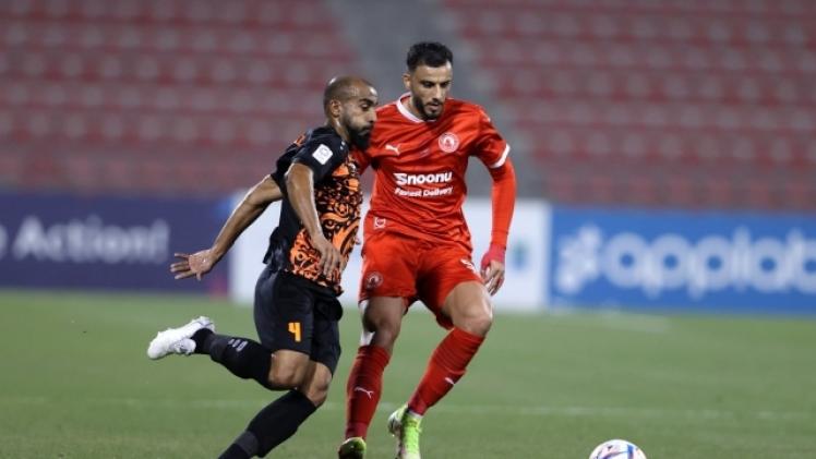 مباراة سابقة بين العربي وأم صلال