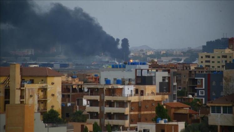 آثار الاشتباكات في السودان