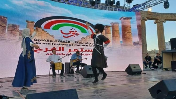 جانب من فعاليات مهرجان جرش للثقافة والفنون