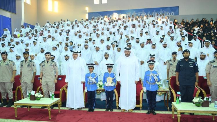 جانب من حفل التخرج