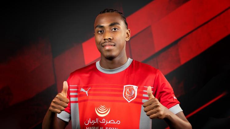 الفرنسي إسحاق الحاجي المنضم حديثا لنادي الدحيل