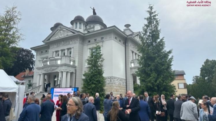 جانب من افتتاح معرض الديوان للكتاب العربي