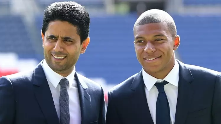 ناصر الخليفي وكيليان مبابي