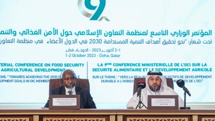 جانب من المؤتمر الصحفي