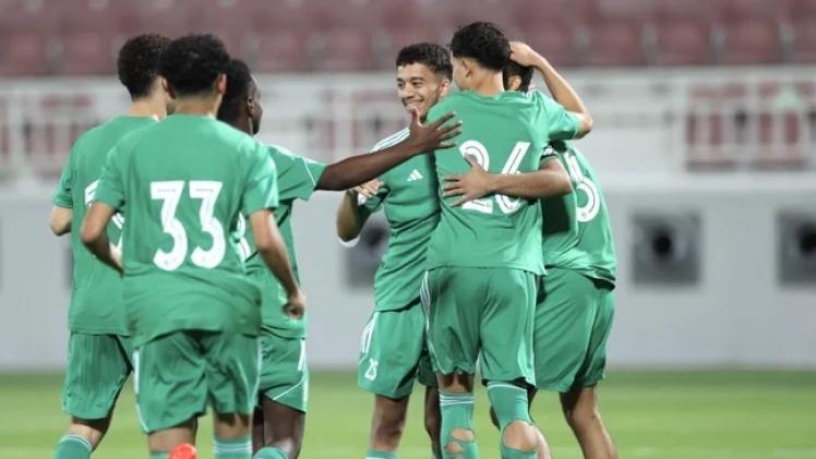 احتفال لاعبو الأهلي