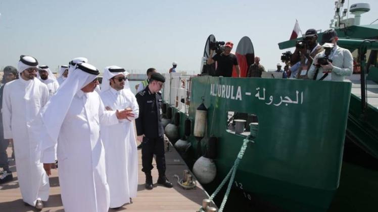 جانب من تدشين المركبين