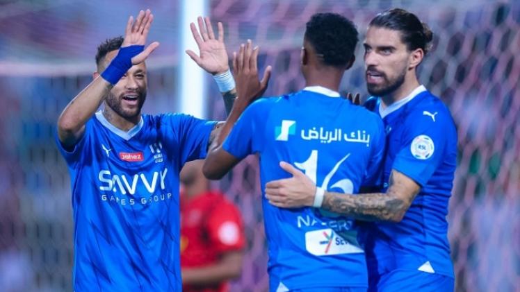 لاعبو الهلال السعودي