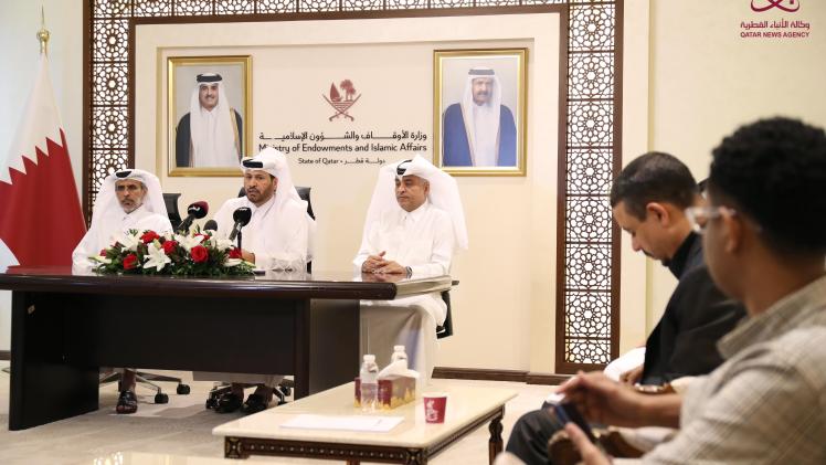 جانب من المؤتمر الصحفي