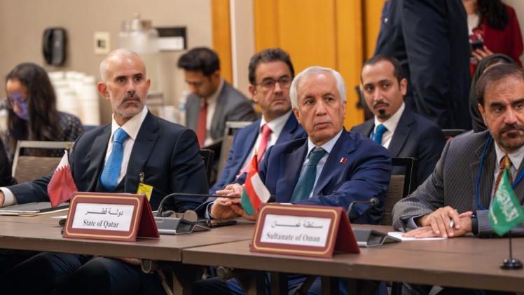 سعادة السيد سلطان بن سعد المريخي وزير الدولة للشؤون الخارجية