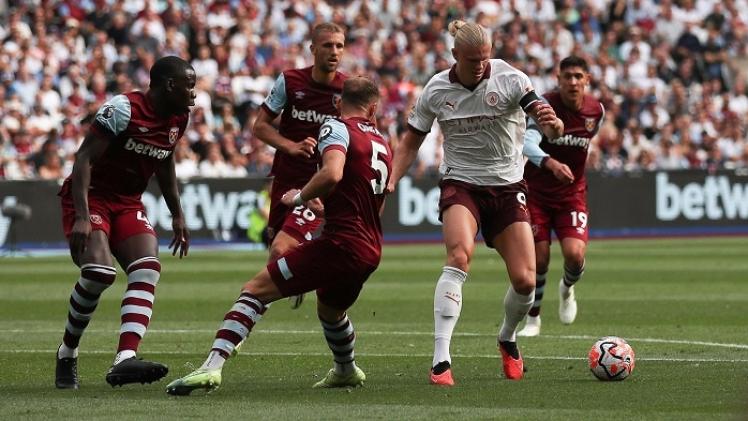 مباراة مانشستر سيتي ووستهام