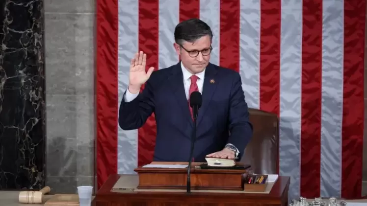 مايك جونسون رئيس مجلس النواب الأميركي