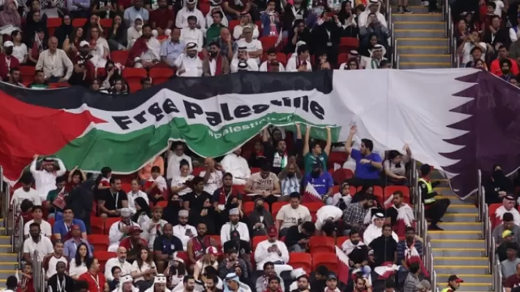 الجماهير القطرية تدعم فلسطين