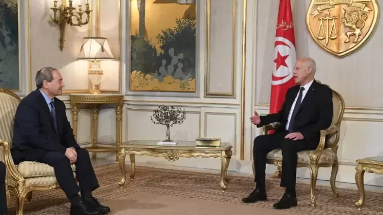 الرئيس التونسي استقبل في وقت سابق وزير الخارجية السوري