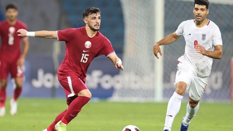 مباراة المنتخب القطري مع نظيره الإيراني