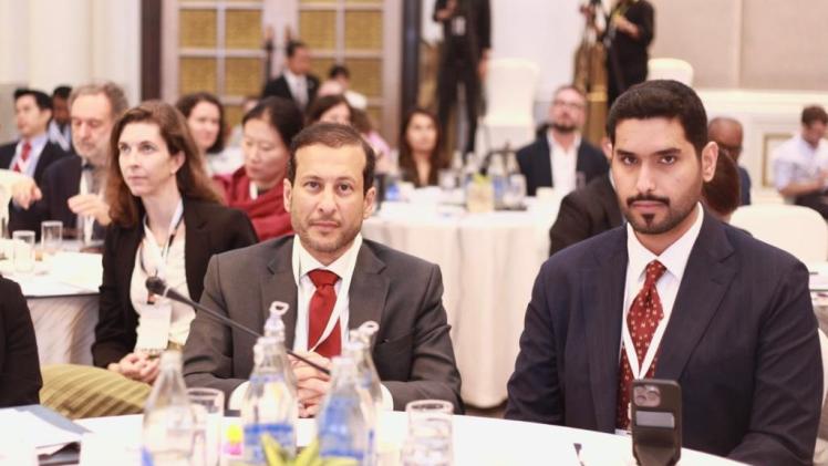 وفد دولة قطر في الاجتماع