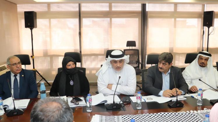 جانب من المشاركة القطرية في الاجتماع