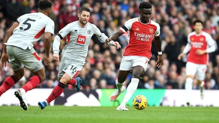 مباراة أرسنال وشيفيلد يونايتد