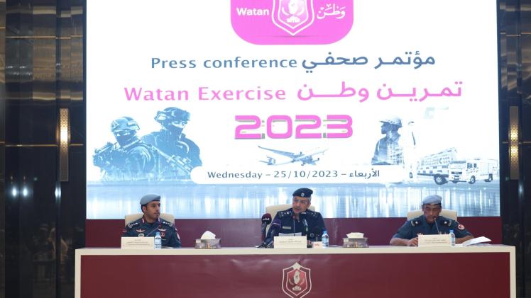 جانب من المؤتمر الصحفي