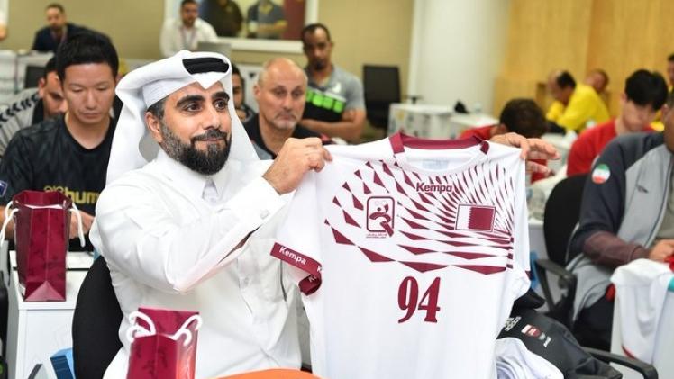 يوسف الهيل مدير المنتخب القطري لكرة اليد