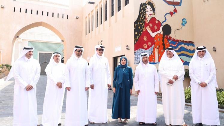 جانب من تدشين الجدارية