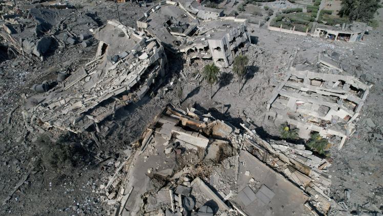 آثار العدوان الإسرائيلي على قطاع غزة