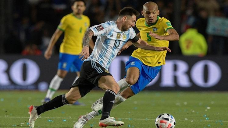 مباراة سابقة بين البرازيل والأرجنتين