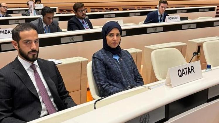 سعادة الدكتورة هند عبدالرحمن المفتاح المندوب الدائم لدولة قطر لدى الأمم المتحدة بجنيف