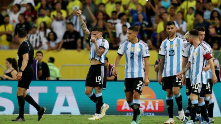 جانب من المباراة