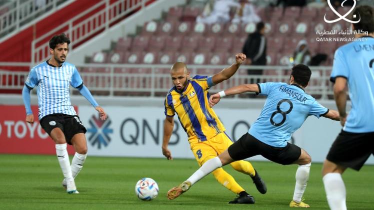 من مباراة الغرافة والوكرة السابقة