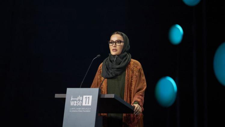 صاحبة السمو الشيخة موزا بنت ناصر رئيس مجلس إدارة مؤسسة قطر للتربية والعلوم وتنمية المجتمع