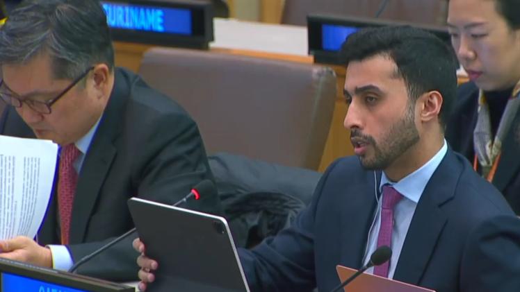 صالح الخيارين عضو وفد دولة قطر إلى الدورة الـ78 للجمعية العامة للأمم المتحدة