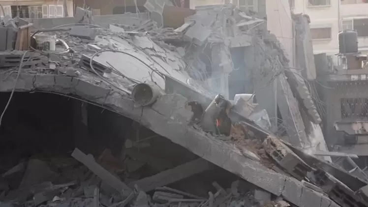 أثار القصف الإسرائيلي لقطاع غزة