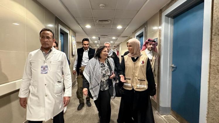 جانب من تفقد سعادة السيدة لولوة بنت راشد الخاطر