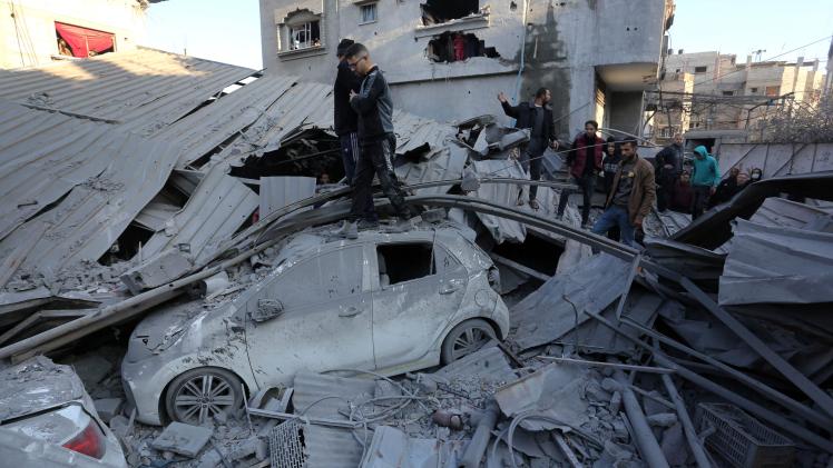 آثار العدوان الإسرائيلي على قطاع غزة