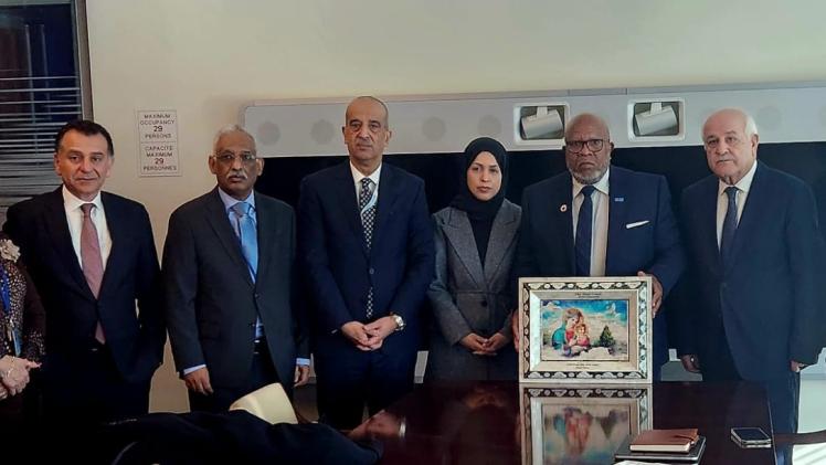 جانب من مشاركة سعادة الشيخة علياء آل ثاني في المشاورات