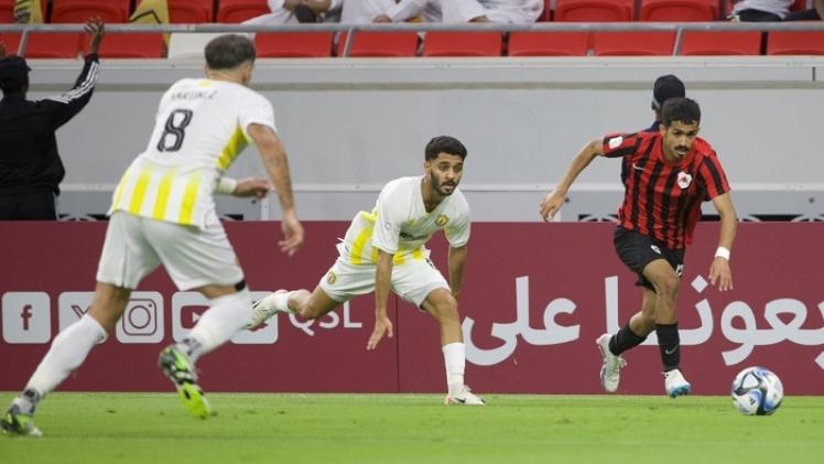 مباراة سابقة بين الريان ونادي قطر