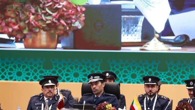 جانب من المشاركة القطرية بالمؤتمر