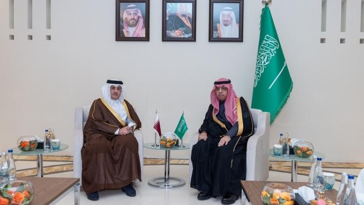 جانب من جلسة المباحثات