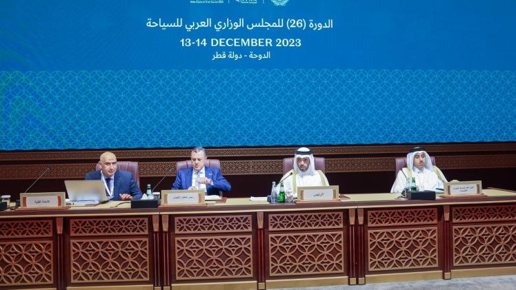 جانب من أعمال المجلس الوزاري العربي للسياحة